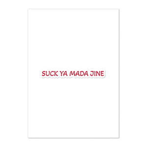 Suck ya Mada jine Sticker sheet