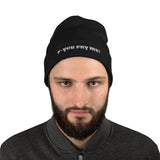 F-YOU PAY ME! Embroidered Beanie