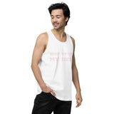 "HOP UP OFF MY DICK" Men’s premium tank top