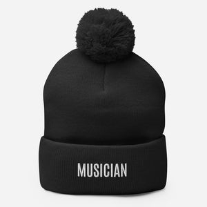 Pom-Pom "MISICIAN" Beanie