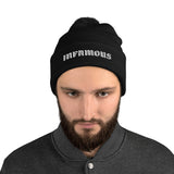 Pom-Pom "INFAMOUS" Beanie