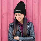 Pom-Pom "INFAMOUS" Beanie