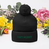 Pom-Pom "I GET MONEY" Beanie