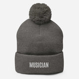 Pom-Pom "MISICIAN" Beanie