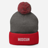 Pom-Pom "MISICIAN" Beanie