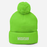 Pom-Pom "MISICIAN" Beanie