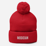 Pom-Pom "MISICIAN" Beanie