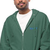 G.O.A.T Unisex fleece zip up hoodie