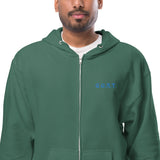 G.O.A.T Unisex fleece zip up hoodie