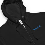 G.O.A.T Unisex fleece zip up hoodie