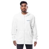 G.O.A.T Unisex fleece zip up hoodie