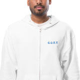 G.O.A.T Unisex fleece zip up hoodie